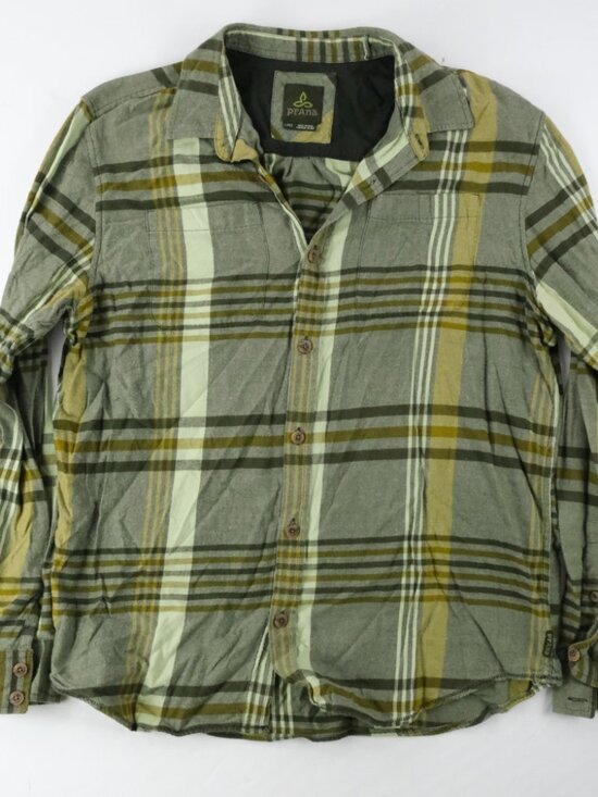 prAna Other - prAna Long Sleeve Men's Plaid Button Up Lightweight Flannel Shirt Large Outdoor